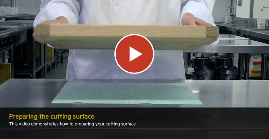Preparing the cutting surface