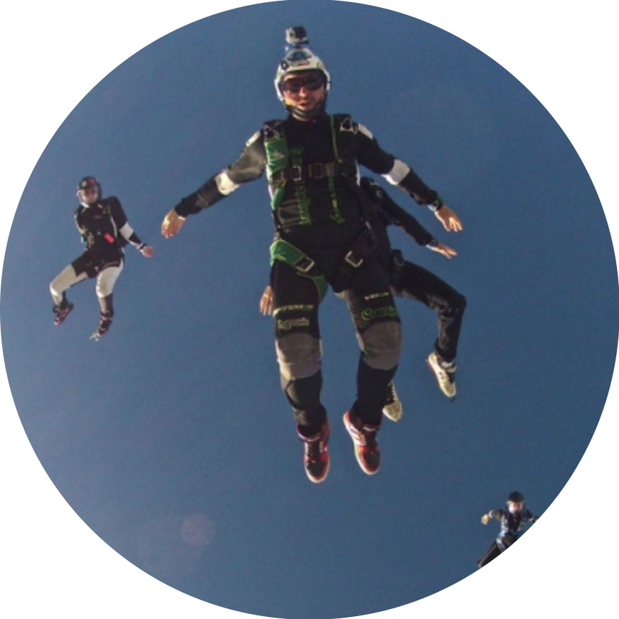 New Skydiving Diploma circle