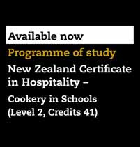 NZC Hospo Programme of study thumb